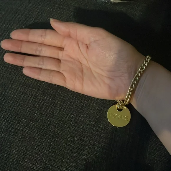 Versace Versus Gold-toned Bag Charm/Bracelet - Picture 4 of 4